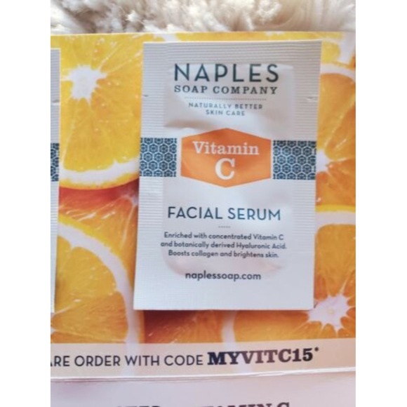 Naples Soap Company Face Wash, Eye Serum, & Facial Serum Vitamin C Sampl… - Picture 3 of 6